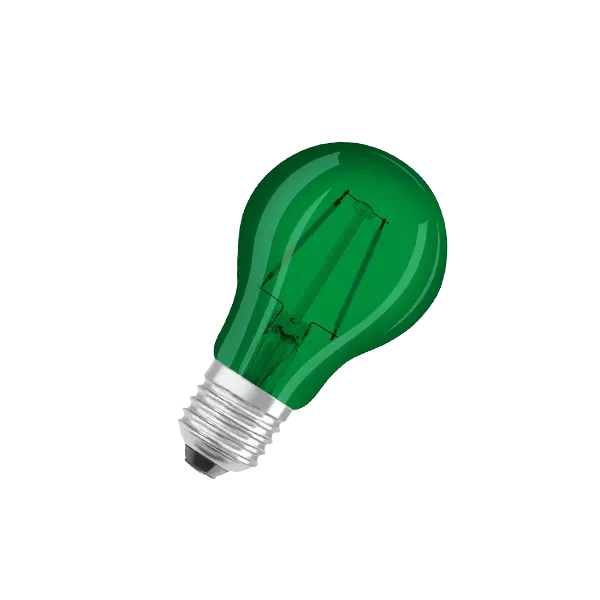 Лампа светодиодная филаментная зелёная 2.5W (=15W) E27 | LED STAR 3Y | - OSRAM