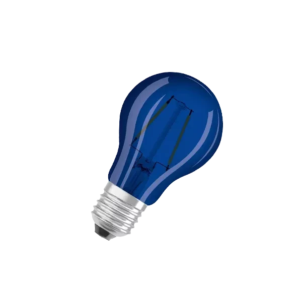Лампа светодиодная филаментная синяя 2.5W (=15W) E27 | LED STAR 3Y | - OSRAM