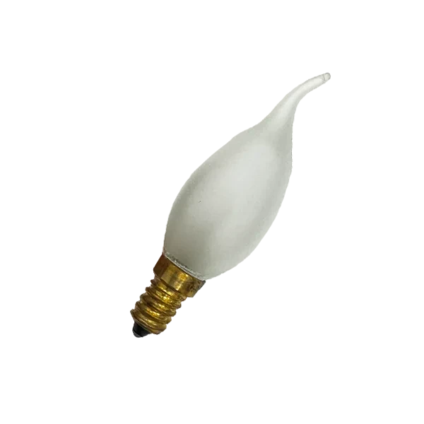 Лампа накаливания декоративная 40W/3000K E14 | Матовая | DECOR С35 FLAME FR | - FOTON LIGHTING