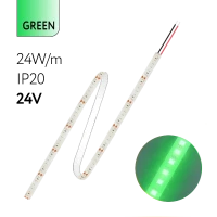FL-Strip 2835 | 24V IP20 GREEN 24W/m 2500Lm/m | Катушка - 5 метров | - Светодиодная лента FOTON LIGHTING