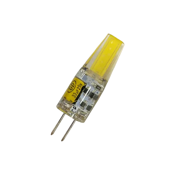 Лампа светодиодная 3W/6400К 12V G4 210Lm 10*32mm | FL-LED G4-COB | - FOTON LIGHTING