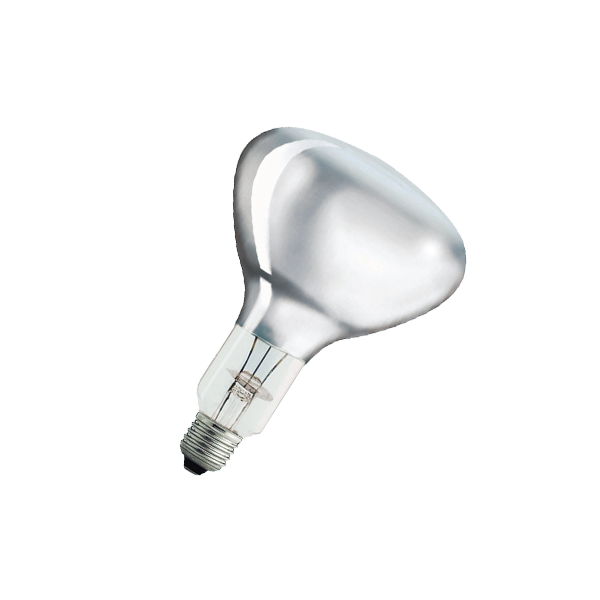 Лампа инфракрасная FL-IR R125 375W CLEAR E27 230V | прозрачное стекло | - FOTON LIGHTING