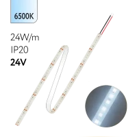 FL-Strip 2835 | 24V IP20 6500K 24W/m 2500Lm/m | Катушка - 5 метров | - Светодиодная лента FOTON LIGHTING