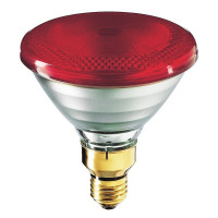 Лампа инфракрасная FL-IR PAR38 175W RED E27 230V красное стекло