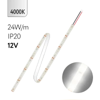 FL-Strip 2835 | 12V IP20 4000K 24W/m 2500Lm/m | Катушка - 5 метров | - Светодиодная лента FOTON LIGHTING