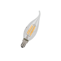 Лампа светодиодная филаментная 5W/2700K (=60W) E14 | Свеча на ветру | LED STAR 5Y FILAMENT | - OSRAM