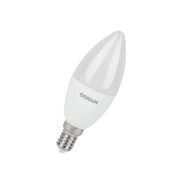 Лампа светодиодная LV 12SW/3000K (=100W) E14 | LED Value 2Y | Свеча | - OSRAM