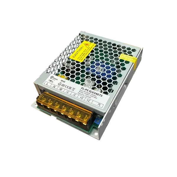 Драйвер для светодиодов 24V/75W IP20 МЕТАЛЛ | FL-PS SLV24075 | - FOTON LIGHTING