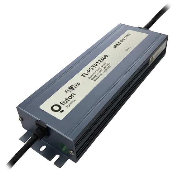 Драйвер для светодиодов герметичный 12V/300W IP67 МЕТАЛЛ | FL-PS TP12300 | - FOTON LIGHTING