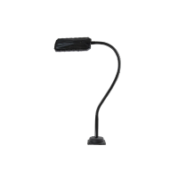 Армата 045-04 станочный (LED, 6Вт 4000К 12-36В, на основании,IP68, гибкая стойка 545 мм), черный