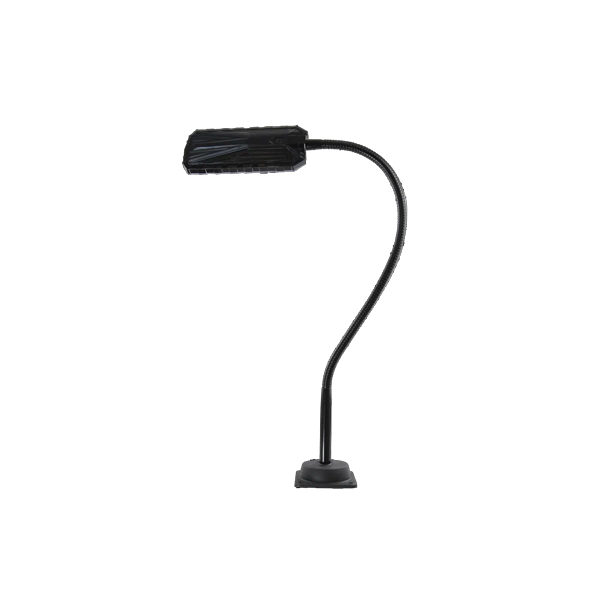 Армата 045-04 станочный (LED, 6Вт 4000К 12-36В, на основании,IP68, гибкая стойка 545 мм), черный