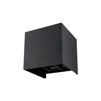 Cветильник cветодиодный настенный 2x5W/3000+4000+6000K | IP65 2x500Lm Чёрный | FL-LED WallCube | - FOTON LIGHTING