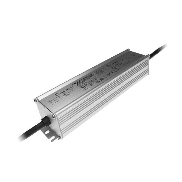 Драйвер для светодиодов 100W 1400mA 30-72V IP67 с проводами | 216x69x46мм | VS ECXe 1400.158 | - Vossloh-Schwabe