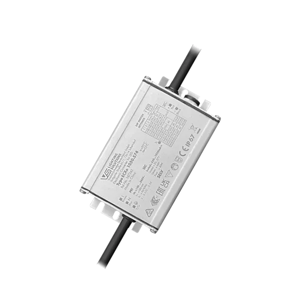 VS ECXe 1050.574 350-1050mA 20 - 57V/40W с проводами IP67 DIP-перкл 116х64х32мм - драйвер для светодиодов Vossloh-Schwabe